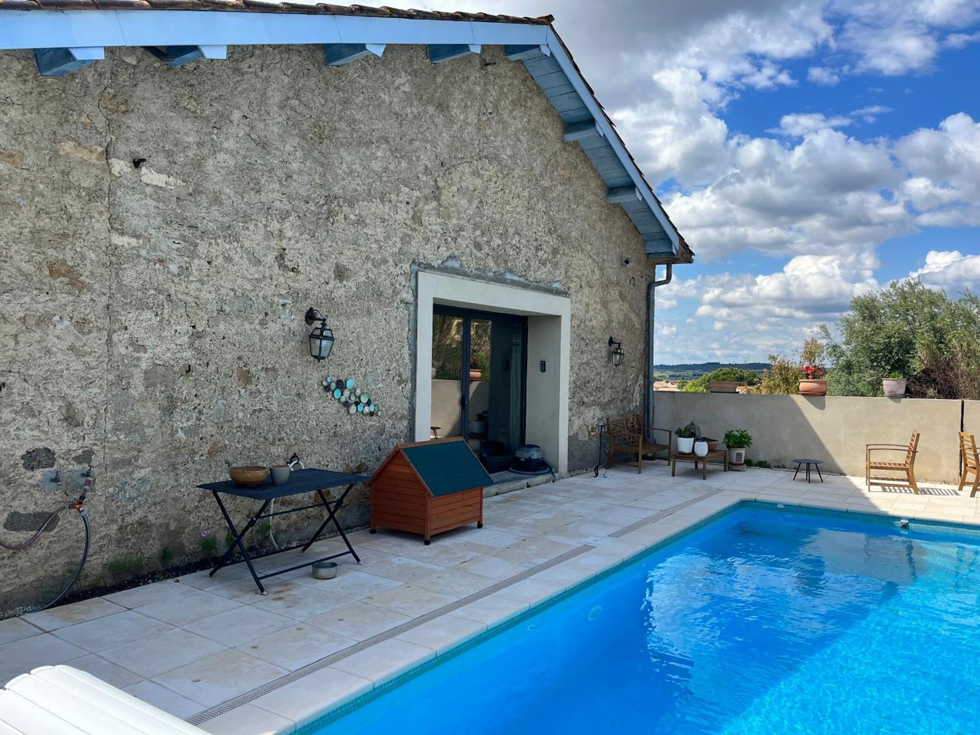 Bed and Breakfast Le Marronnier Saint-Genies-de-Fontedit Exterior foto